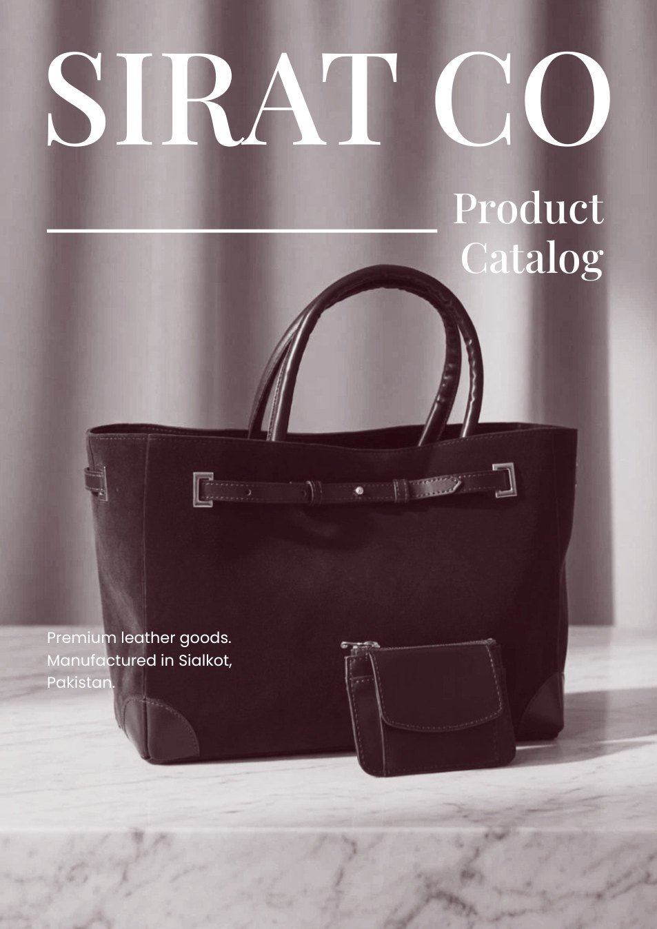 Sirat Co. leather bag